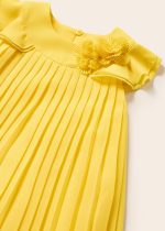 MAYORAL Šaty žlté s volánikmi Pleated dress yellow 1960 | Welcomebaby.sk