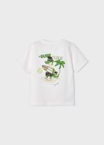 MAYORAL Tričko s krokodílom krémové Tshirt with crocodile cream 3015 | Welcomebaby.sk