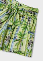 MAYORAL Kraťasový set s tričkom na ramienka zelený Shorts set green 3212 | Welcomebaby.sk