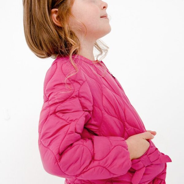 MAYORAL Vetrovka bez kapucne prešívaná tmavoružová Windbreaker dark pink 3443 | Welcomebaby.sk