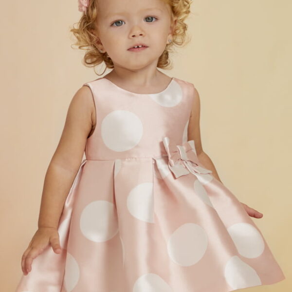 ABEL & LULA Bodkované sviatočné šaty Polka Dots Dress pink 5012 | Welcome baby.sk