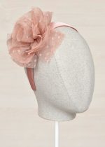 ABEL & LULA Čelenka s kvetom ružová Floral headband pink 5436 | Welcomebaby.sk