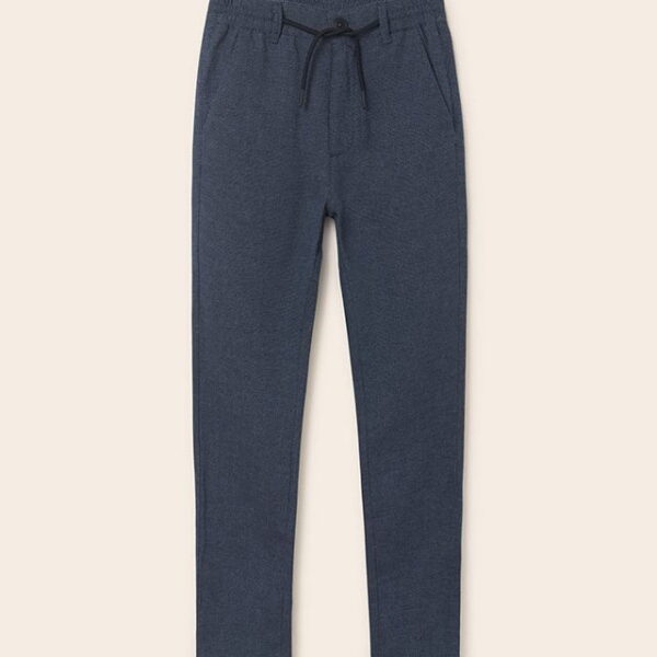 MAYORAL Nohavice chino tmavomodré Trousers chino dark blue 6588 | Welcomebaby.sk
