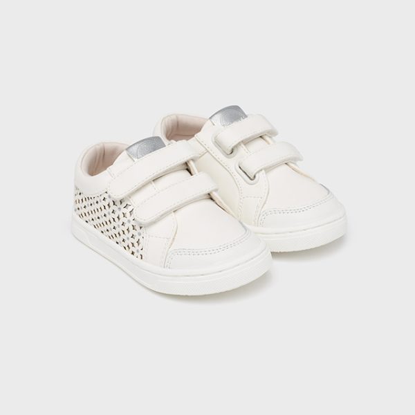 MAYORAL Tenisky biele Sneakers white 41428 | Welcomebaby.sk