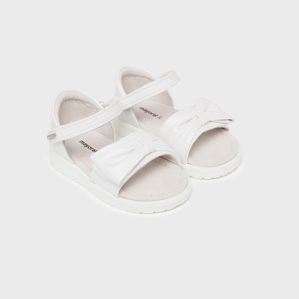 MAYORAL Sandále s mašličkou biele Sandals with bow white 41452 | Welcomebaby.sk