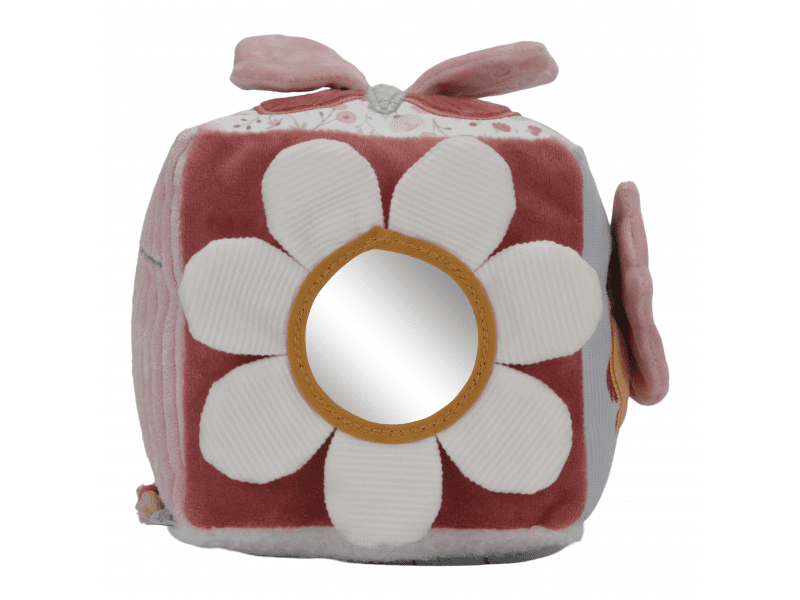 LITTLE DUTCH plyšová kocka kvety a motýle 8709LD | Welcomebaby.sk