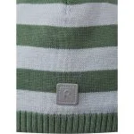 REIMA Čiapka Haapa pruhovaná zelená Hat striped green clay 5300142A | Welcomebaby.sk