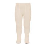 CÓNDOR Rebrované pančuchy 304 linen béžové Basic Rib Tights 2016 | Welcomebaby.sk