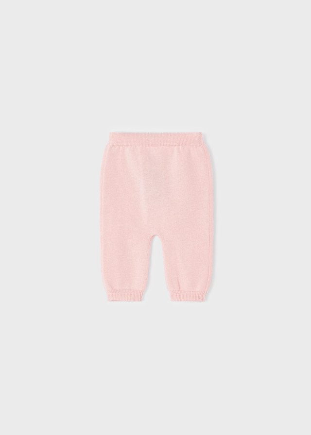 MAYORAL Pletené nohavice s tričkom a svetríkom ružový pre bábätká Knitted set for baby girl pink 2703 | Welcomebaby.sk
