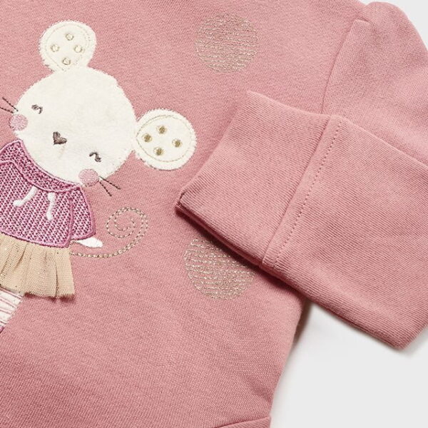 MAYORAL Legíny a tričko set béžový Velvet leggings set beige 2730 | Welcomebaby.sk