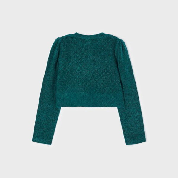 MAYORAL Pletené bolerko pre bábätká tmavozelené Knitted cardigan dark green 4308 | Welcomebaby.sk