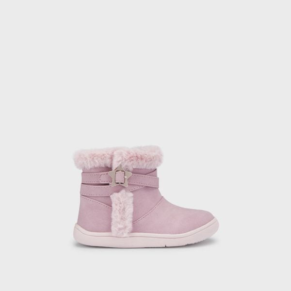 MAYORAL Čižmy s umelou kožušinou ružové Boots with faux fur pink 42314 | Welcomebaby.sk