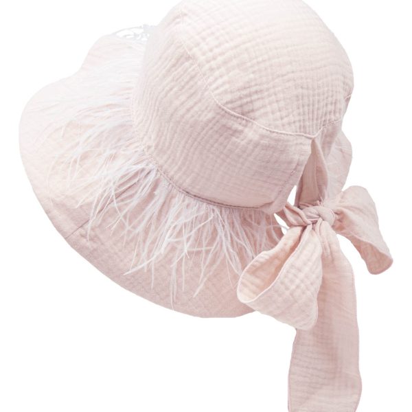 JAMIKS Klobúk s mašľou ružový Akali Hat with bow pink JLF186 | Welcomebaby.sk