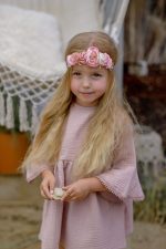JAMIKS Čelenka s kvetmi ružová Elsa Headband with flowers pink JLF165 | Welcomebaby.sk