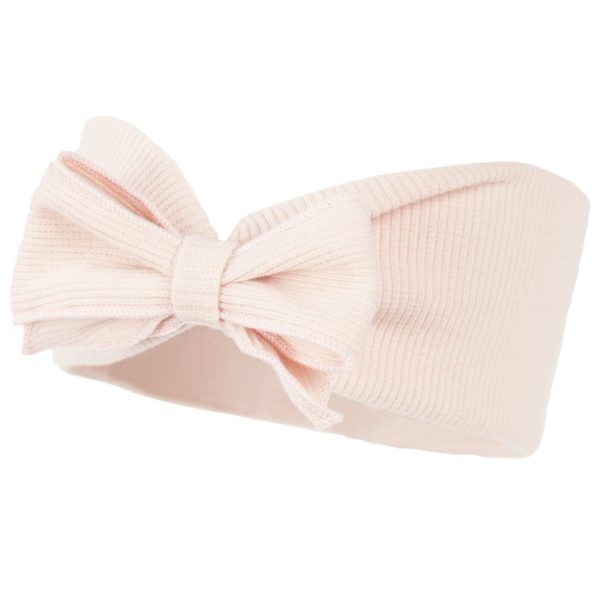 JAMIKS Látková čelenka s mašľou špinavá ružová Peri Headband with bow dirty pink JWF019 | Welcomebaby.sk