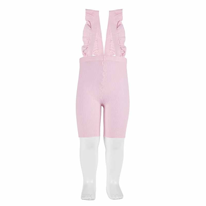 CÓNDOR Šortky s volánovými trakmi ružové baby pink Cycling leggings 2421 | Welcomebaby.sk