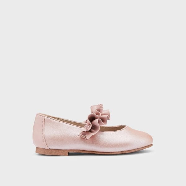 MAYORAL Baleríny s volánom ružové Ballerinas with ruffle pink 48299 | Welcomebaby.sk