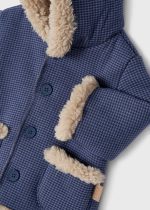 MAYORAL Teplý kabátik pre bábätká modrý Warm coat for babies blue 2402 | Welcomebaby.sk