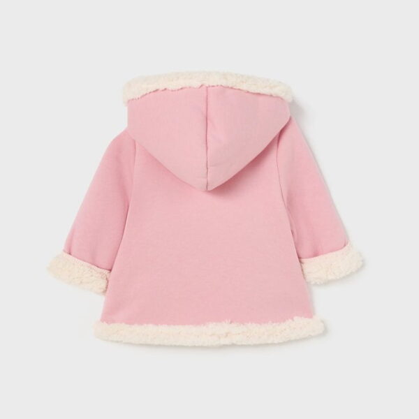 MAYORAL Teplý kabátik pre bábätká ružový Warm coat for babies pink 2402 | Welcomebaby.sk
