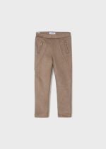 MAYORAL Dlhé nohavice s vreckami hnedé Long pants with pockets brown 4501 | Welcomebaby.sk