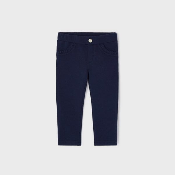 MAYORAL Dlhé nohavice s vreckovým lemovaním tmavomodré Long trousers dark blue 560 | Welcomebaby.sk