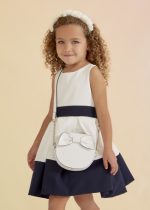 ABEL & LULA Biela kabelka s mašľou Handbag white 5450 | Welcomebaby.sk