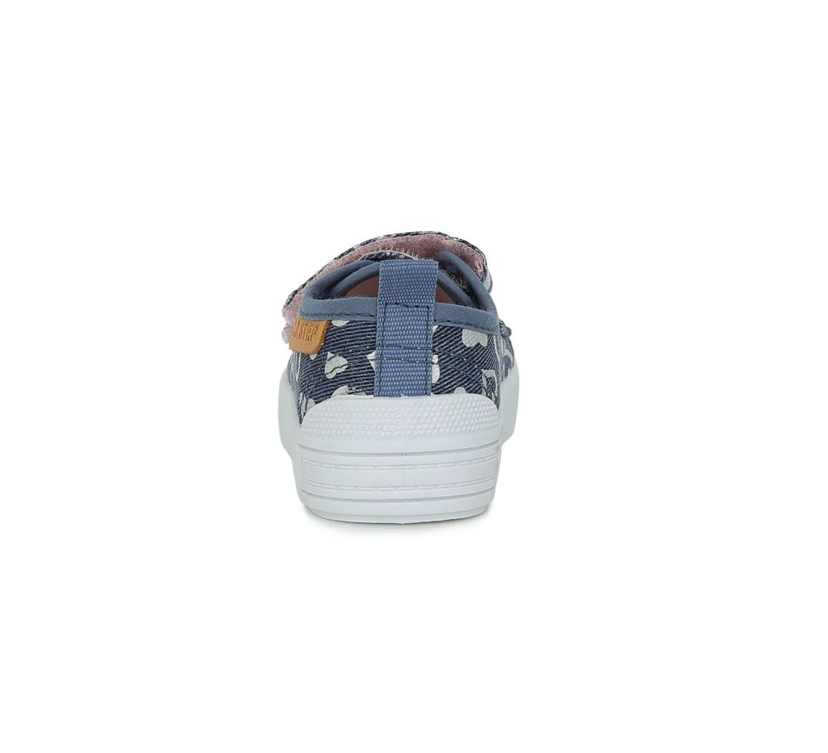 DD STEP Plátenky modré so srdiečkami na suchý zips Shoes hearts royal blue CSG 369A | Welcomebaby.sk