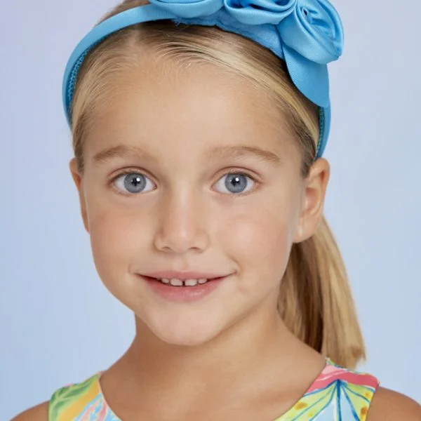 ABEL & Lula Čelenka modrá kvet Headband blue 5442 | Welcomebaby.sk