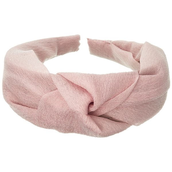 SIENA Čelenka s uzlom ružová Handmade chiffon knotted hairband antique pink | Welcomebaby.sk