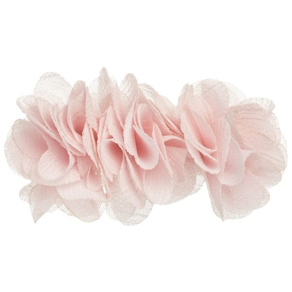 SIENA Dievčenská sponka ružová s kvetmi Flower hairclip pink | Welcomebaby.sk