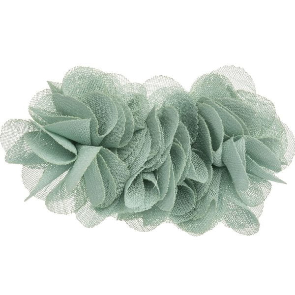SIENA Dievčenská sponka zelená s kvetmi Flower hairclip soft green | Welcomebaby.sk