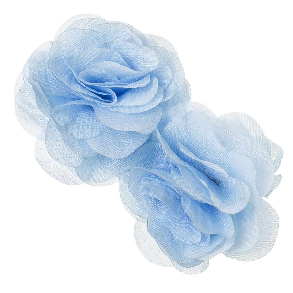 Dievčenká sponka modrá kvet na klip Little flowers soft blue | Welcomebaby.sk