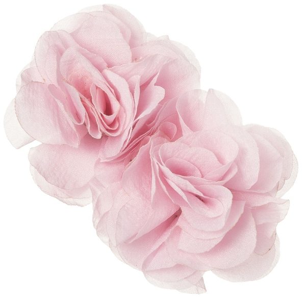 Dievčenká sponka ružová kvet na klip Little flowers pink | Welcomebaby.sk