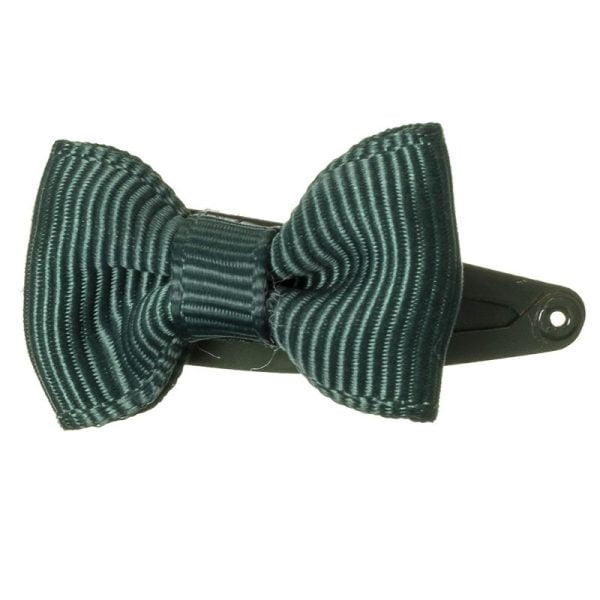 SIENA Baby sponka s mašličkou zelená Little basic hairbow hairclip dark green 207106362 | Welcomebaby.sk