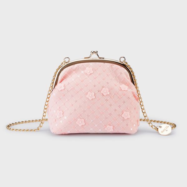 ABEL & LULA Tylová kabelka ružová Tulle handbag pink 5447 | Welcomebaby.sk