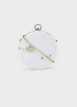 ABEL & LULA Tylová guľatá kabelka s kvetmi krémová Tulle bag cream 5449 | Welcomebaby.sk