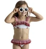 MEIA PATA Dvojdielne plavky s volánom a malinami Bikiny Raspberries MP011 | Welcomebaby.sk