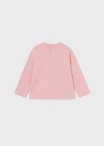 MAYORAL Dievčenské tričko ružové s dlhým rukávom srdiečka Long sleeve t-shirt pink 116 | Welcomebaby.sk