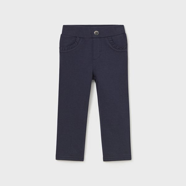 MAYORAL Dlhé nohavice s vreckovým lemovaním tmavomodré Long trousers blue 560 | Welcomebaby.sk