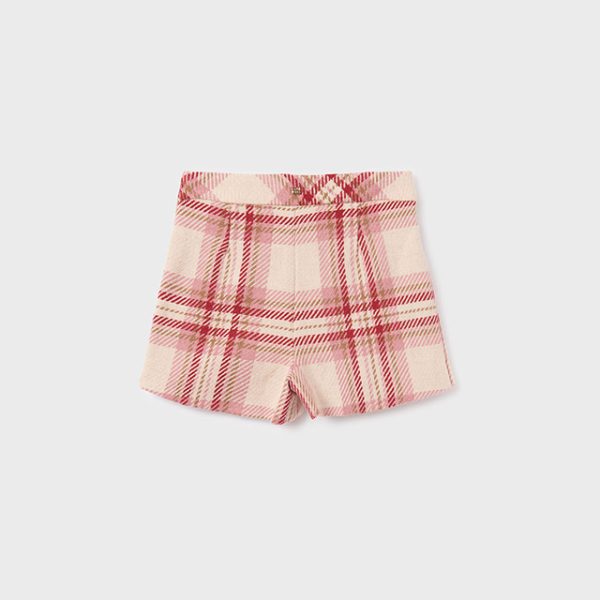 ABEL & LULA Dievčenské kárované kraťasy ružové Plaid shorts raspberry 5768 | Welcomebaby.sk