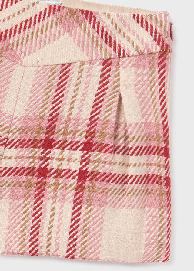 ABEL & LULA Dievčenské kárované kraťasy ružové Plaid shorts raspberry 5768 | Welcomebaby.sk
