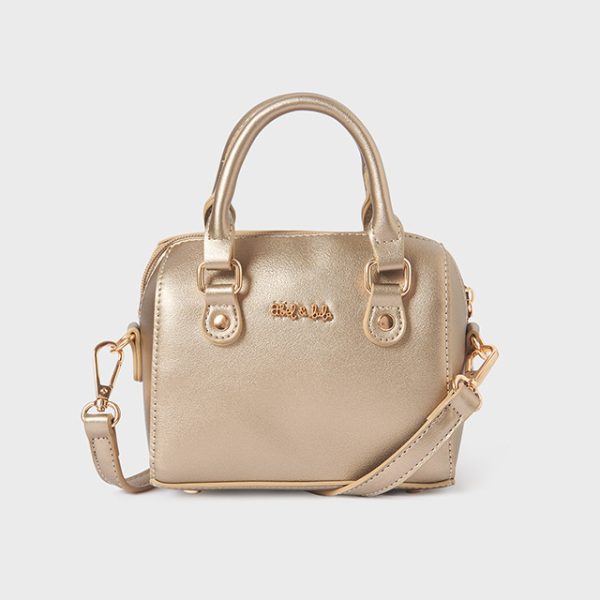 ABEL & LULA Dievčenská zlatá kabelka s príveskom Handle bag gold 5990 | Welcomebaby.sk