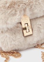 ABEL & LULA Dievčenská kožušinová kabelka béžová Faux fur handbag beige 5991 | Welcomebaby.sk
