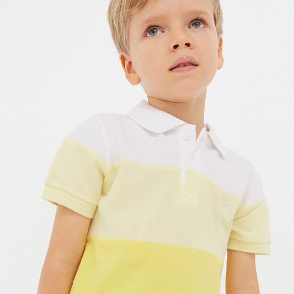 MAYORAL Chlapčenské polo tričko s krátkym rukávom žlté Boy polo tshirt yellow 3151 | Welcomebaby.sk