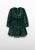 ABEL LULA Trblietavé šaty zelené Glitter dress green 5528 | Welcomebaby.sk