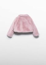 ABEL & LULA Kožušinový kabát ružový Coat baby pink 5841 | Welcomebaby.sk