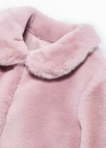 ABEL & LULA Kožušinový kabát ružový Coat baby pink 5841 | Welcomebaby.sk