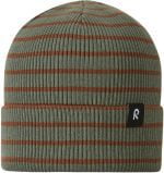 REIMA Čiapka Reissuun pruhovaná zelená Hat striped greyish green 5300073B | Welcomebaby.sk