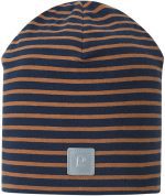 REIMA Zateplená čiapka Tantsu pruhovaná tmavomodrá Hat striped navy 5300208A | Welcomebaby.sk