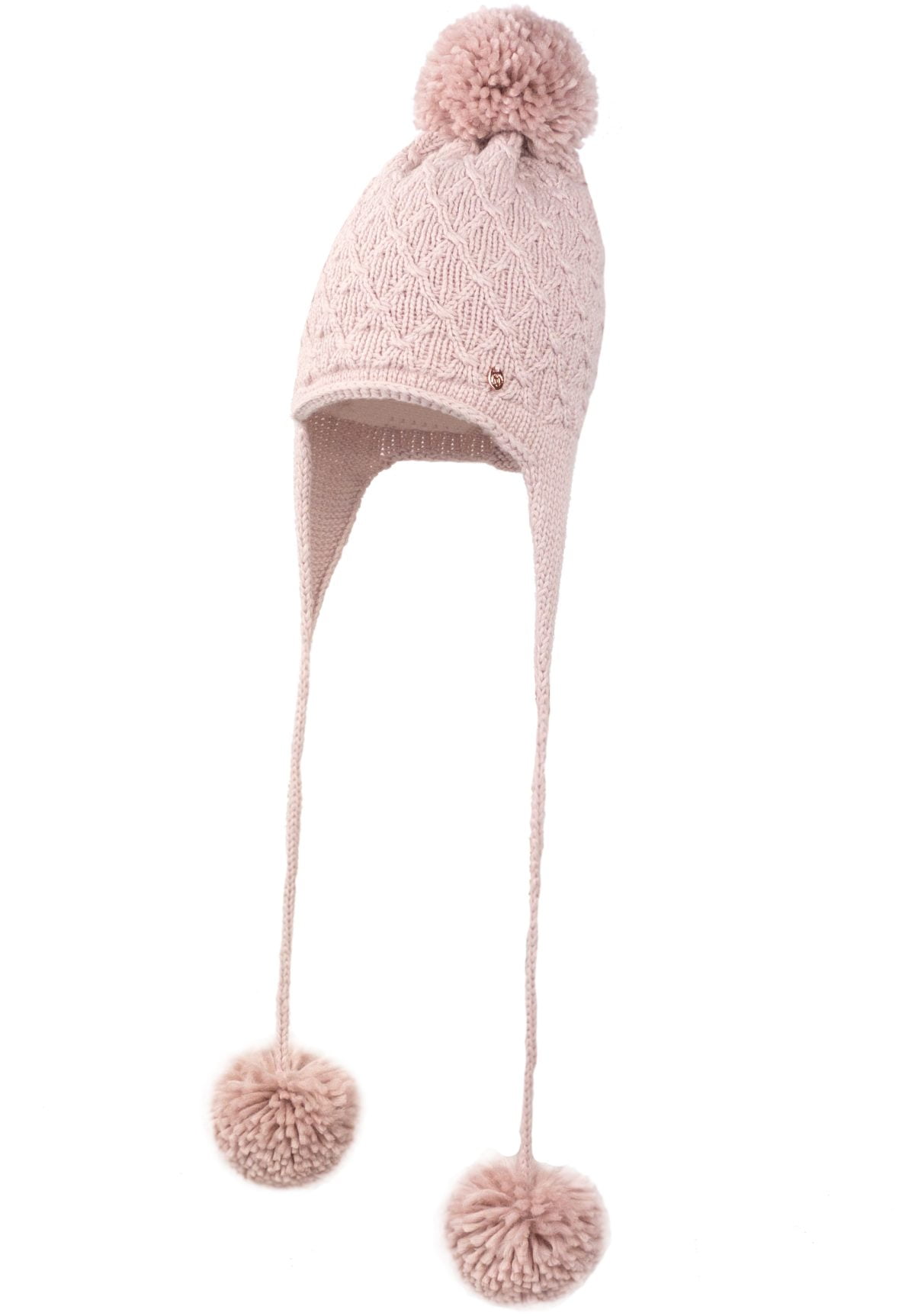 JAMIKS Čiapka s brnbolcami CARMINIA IV ružová Hat with pompom rose JZG056 | Welcomebaby.sk